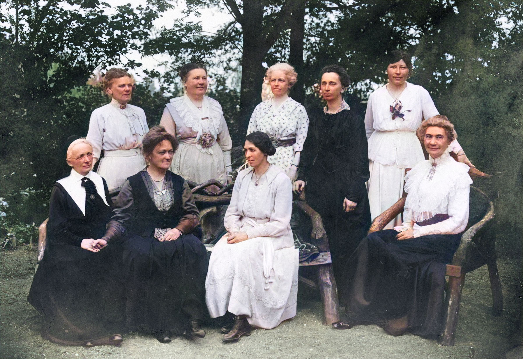 Styrelsen i Föreningen för kvinnans politiska rösträtt i Västerås 1918