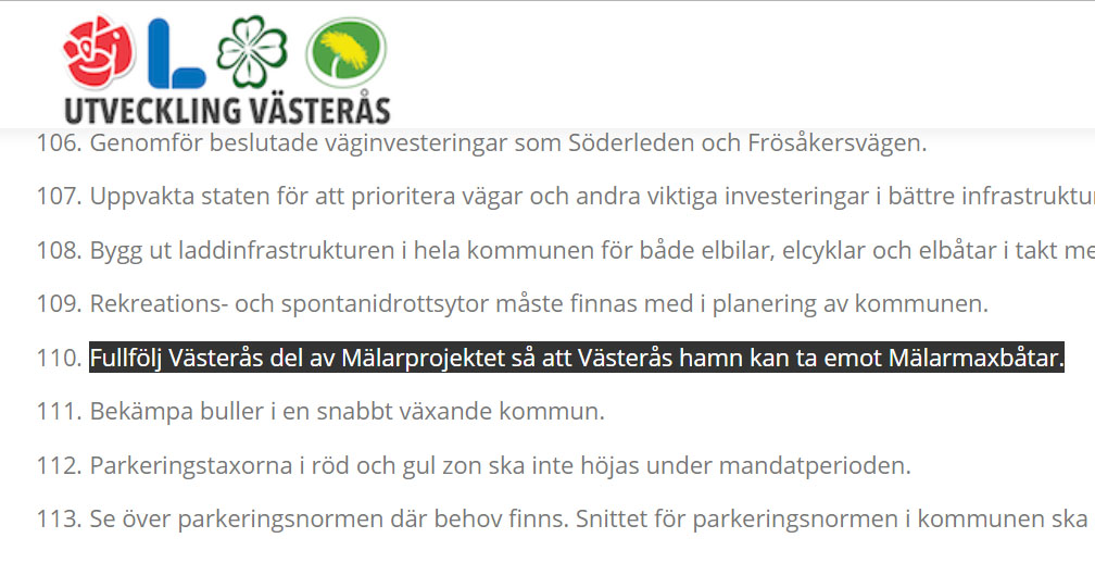 Bild: Utveckling Västerås program.