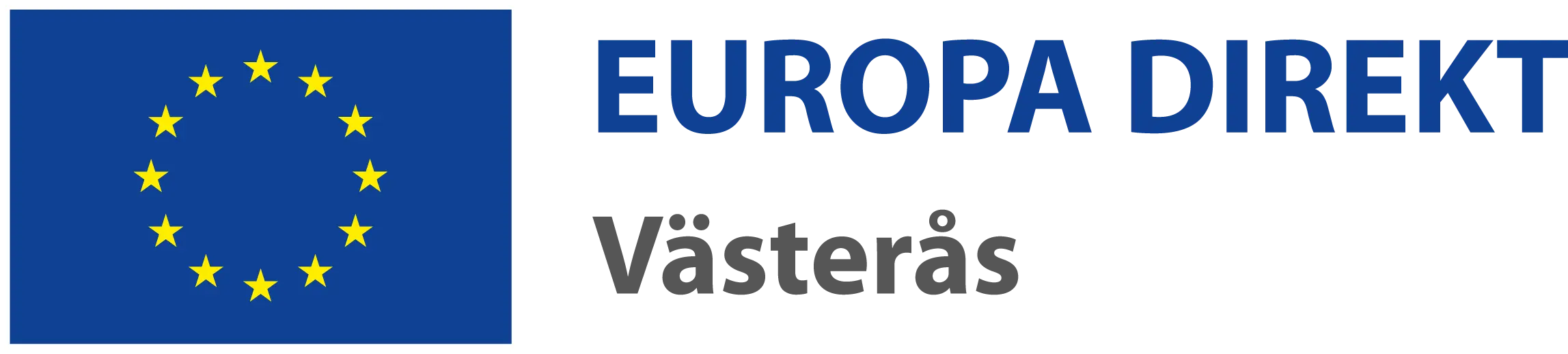 EU-flagga och texten Europa Direkt Västerås