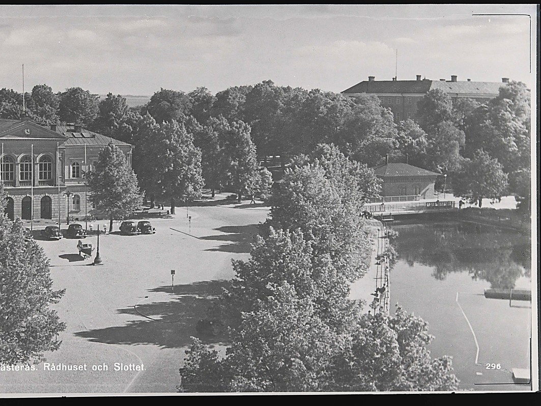 Turbinhuset, utsikt över Fiskartorget 1930-tal. 