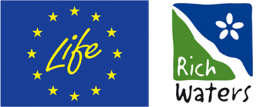 Logotyp för EU-projektet Life IP Rich Waters 