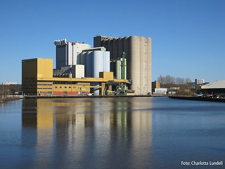 På bilden syns värmekraftverket i Västerås
